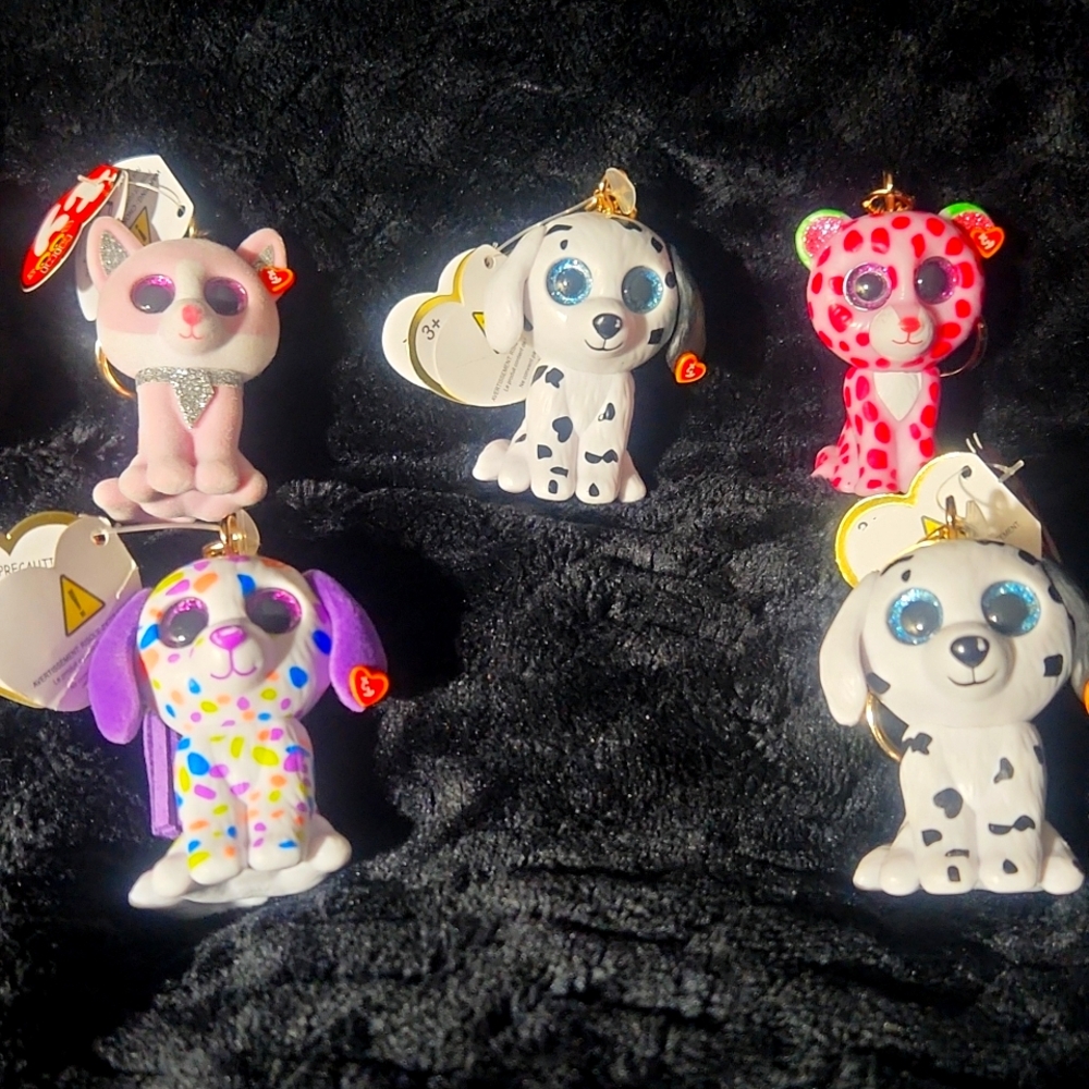 5 TY Mini Boos Collectibles